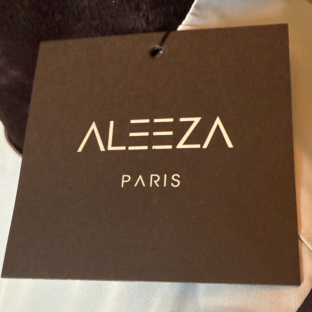 Aleeza Paris Light Blue Closed Neck Slip Dress med - Picture 6 of 8